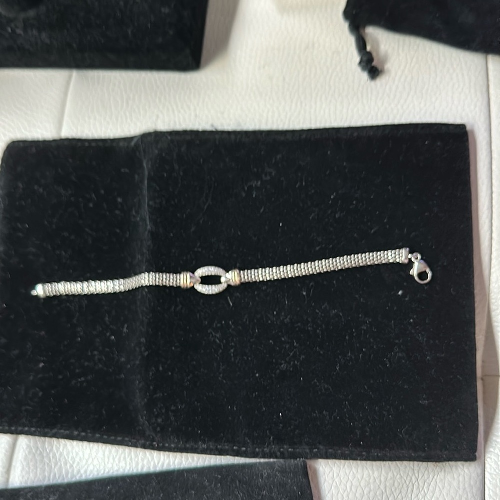 Gold and sterling silver ladies bracelet New 🆕